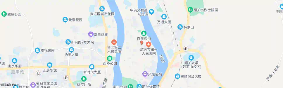 韶关风采广场_公交站地图_韶关公交_妙搜公交查询2025