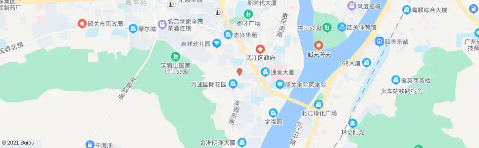 韶关医疗器械厂_公交站地图_韶关公交_妙搜公交查询2025