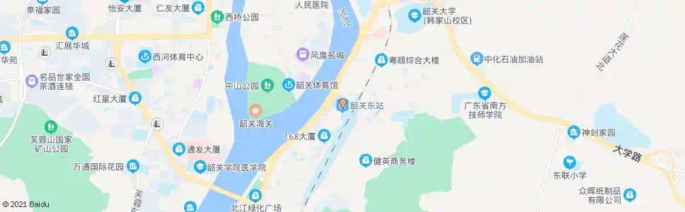 韶关东岗岭_公交站地图_韶关公交_妙搜公交查询2025