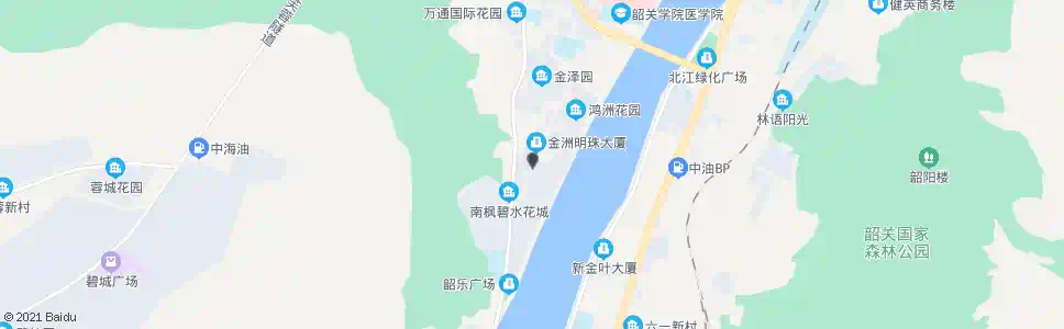 韶关金贝苑_公交站地图_韶关公交_妙搜公交查询2025