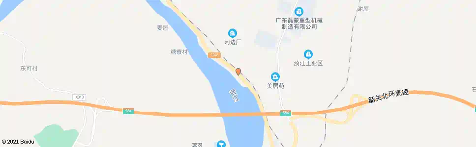 韶关河边厂_公交站地图_韶关公交_妙搜公交查询2025