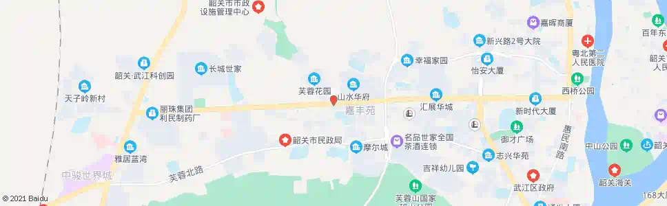 韶关沙湖路口_公交站地图_韶关公交_妙搜公交查询2025