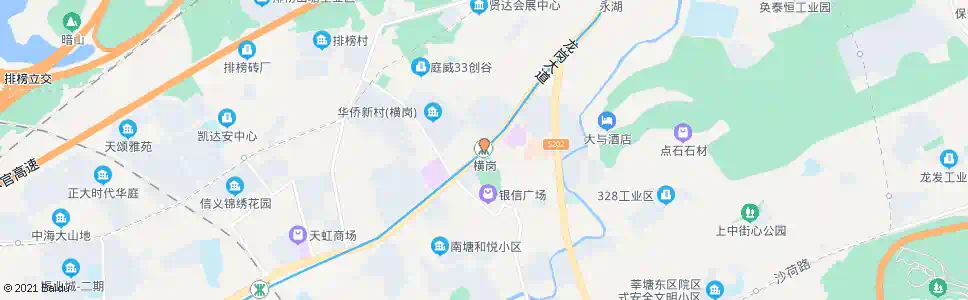深圳横岗站_公交站地图_深圳公交_妙搜公交查询2025