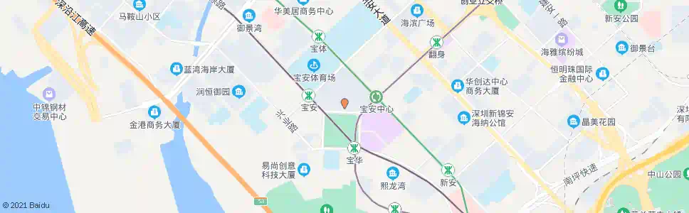 深圳宝安站_公交站地图_深圳公交_妙搜公交查询2025
