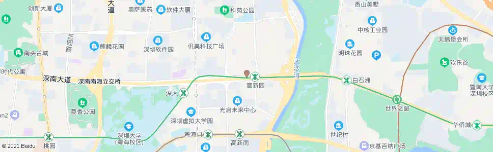 深圳大冲1_公交站地图_深圳公交_妙搜公交查询2025