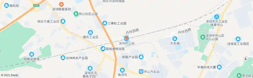 深圳坪山新区管委会_公交站地图_深圳公交_妙搜公交查询2025