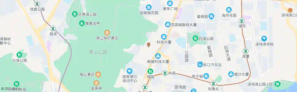 深圳工业六路路口_公交站地图_深圳公交_妙搜公交查询2025