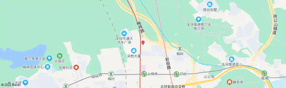 深圳建龙苑_公交站地图_深圳公交_妙搜公交查询2025