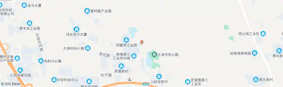 深圳大浪宝坤工业区_公交站地图_深圳公交_妙搜公交查询2025