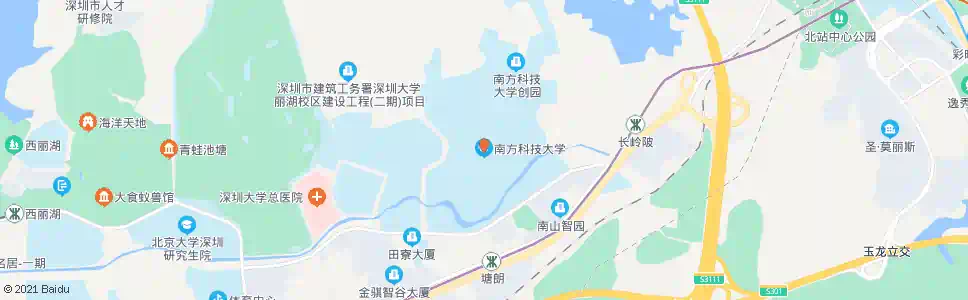 深圳南方科技大学_公交站地图_深圳公交_妙搜公交查询2025