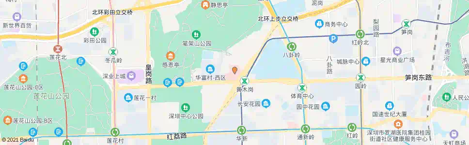 深圳市二医院1_公交站地图_深圳公交_妙搜公交查询2025