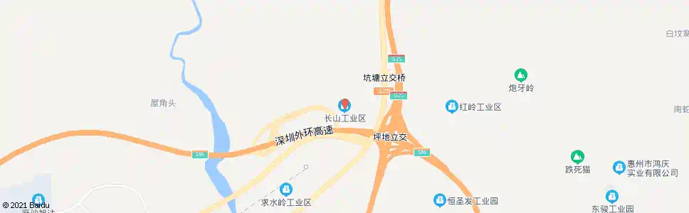 深圳长山工业区_公交站地图_深圳公交_妙搜公交查询2025