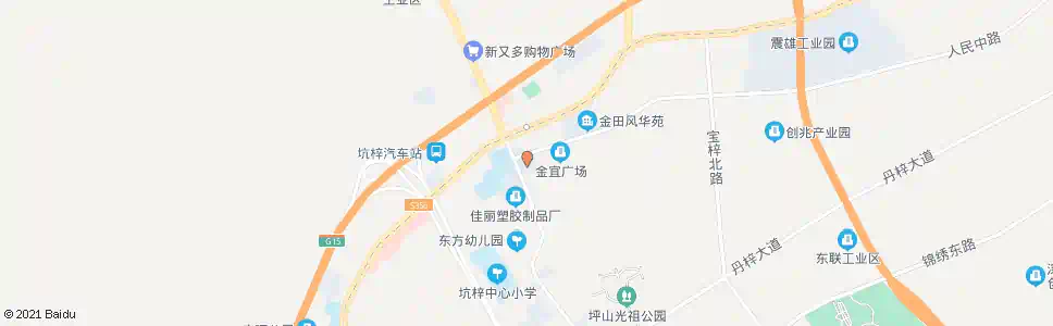 深圳坑梓街道办_公交站地图_深圳公交_妙搜公交查询2025