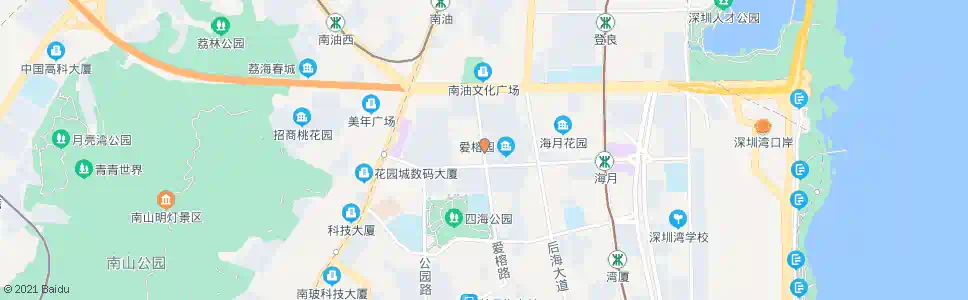 深圳爱榕园_公交站地图_深圳公交_妙搜公交查询2025