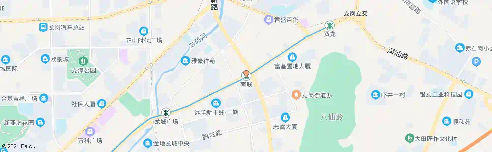 深圳南联新一佳(M307)_公交站地图_深圳公交_妙搜公交查询2025