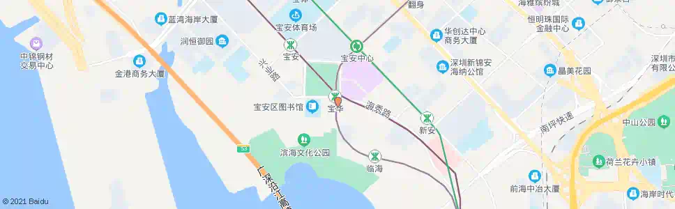 深圳宝华地铁站1_公交站地图_深圳公交_妙搜公交查询2025