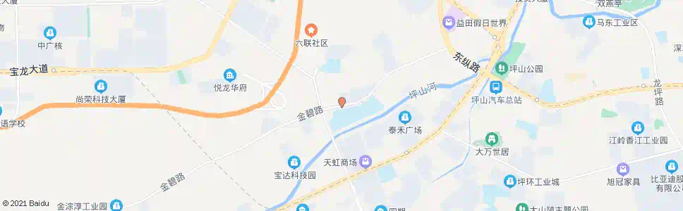 深圳丰田村_公交站地图_深圳公交_妙搜公交查询2025
