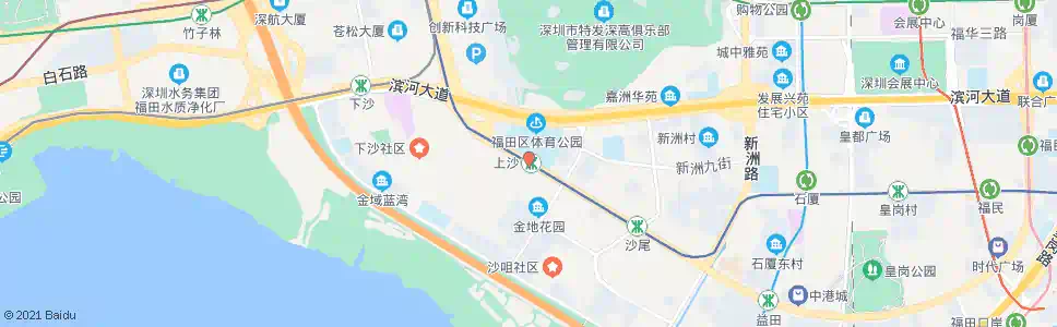 深圳上沙村_公交站地图_深圳公交_妙搜公交查询2025