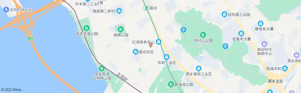 深圳塘西第二工业区_公交站地图_深圳公交_妙搜公交查询2025
