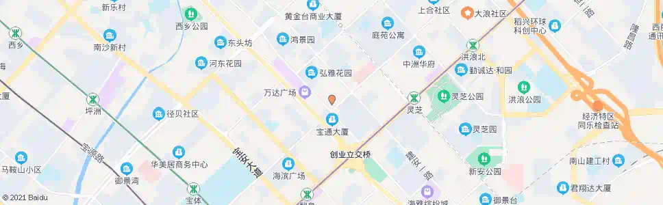 深圳新安街道办_公交站地图_深圳公交_妙搜公交查询2025