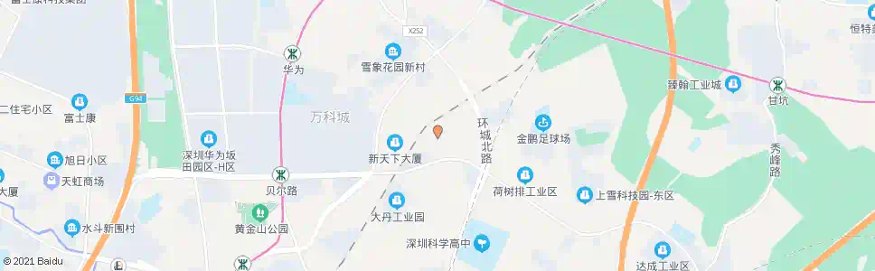 深圳合荣实业_公交站地图_深圳公交_妙搜公交查询2025