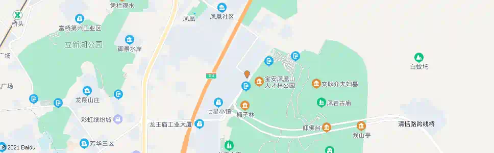 深圳福凤路中_公交站地图_深圳公交_妙搜公交查询2025