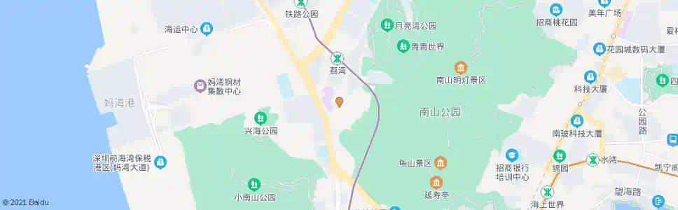 深圳荔山工业园总站_公交站地图_深圳公交_妙搜公交查询2025