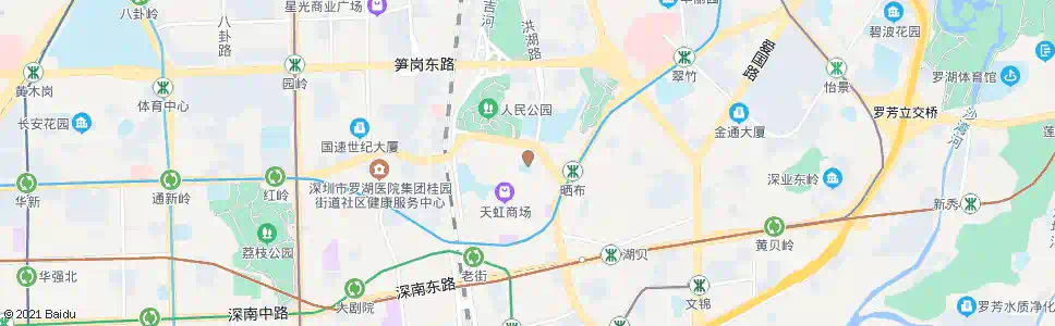 深圳荷茶小学_公交站地图_深圳公交_妙搜公交查询2025