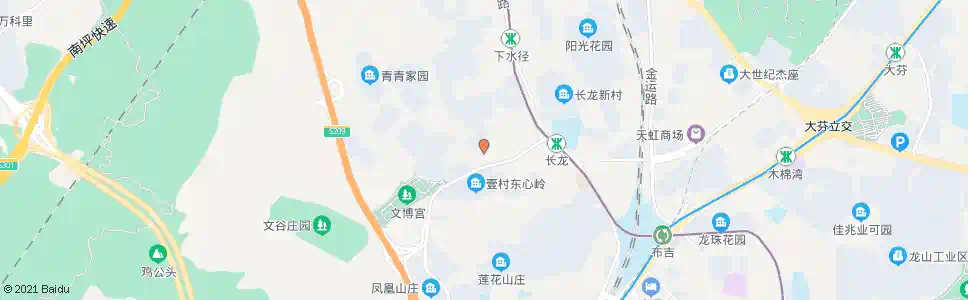 深圳又一村花园_公交站地图_深圳公交_妙搜公交查询2025