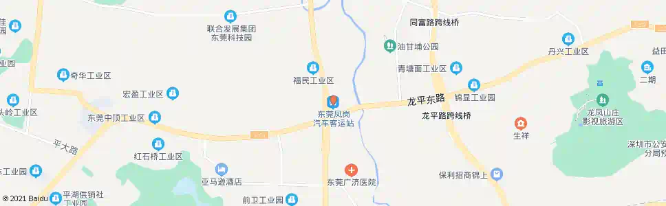 深圳东莞市凤岗汽车客运站_公交站地图_深圳公交_妙搜公交查询2025