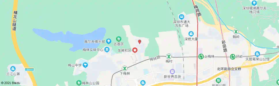 深圳七支队宿舍_公交站地图_深圳公交_妙搜公交查询2025
