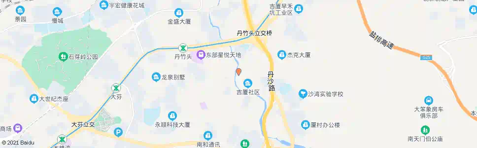 深圳吉厦街_公交站地图_深圳公交_妙搜公交查询2025