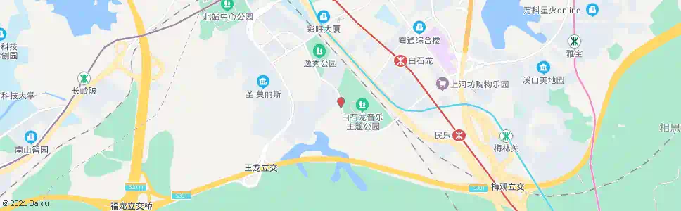 深圳逸秀新村_公交站地图_深圳公交_妙搜公交查询2025
