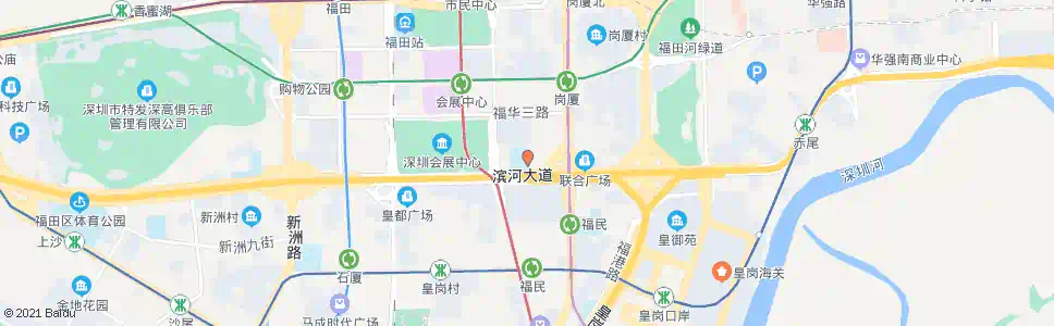 深圳莲花中学_公交站地图_深圳公交_妙搜公交查询2025