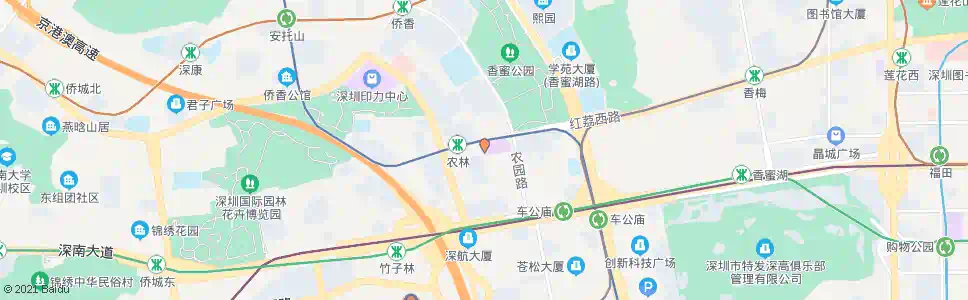 深圳农科中心_公交站地图_深圳公交_妙搜公交查询2025