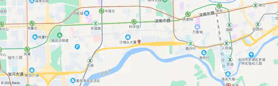 深圳上步南天桥2_公交站地图_深圳公交_妙搜公交查询2025