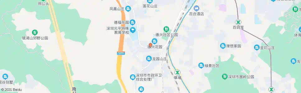 深圳德兴花园_公交站地图_深圳公交_妙搜公交查询2025