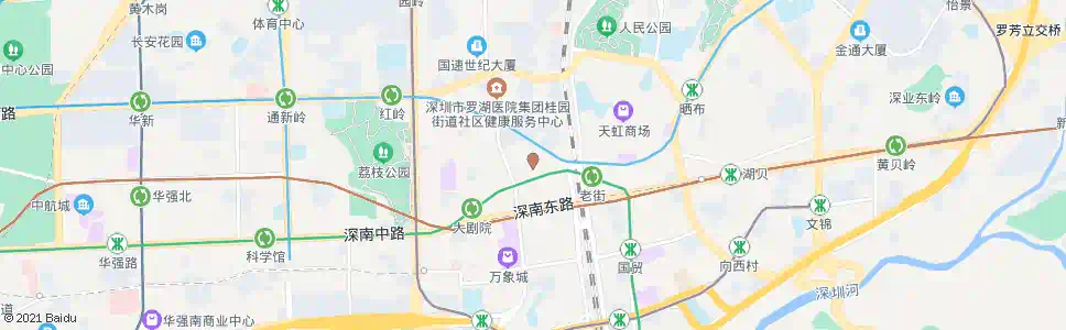 深圳桂园工商所_公交站地图_深圳公交_妙搜公交查询2025
