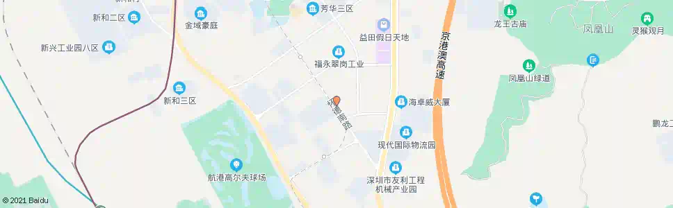 深圳田寮市场管理科_公交站地图_深圳公交_妙搜公交查询2025