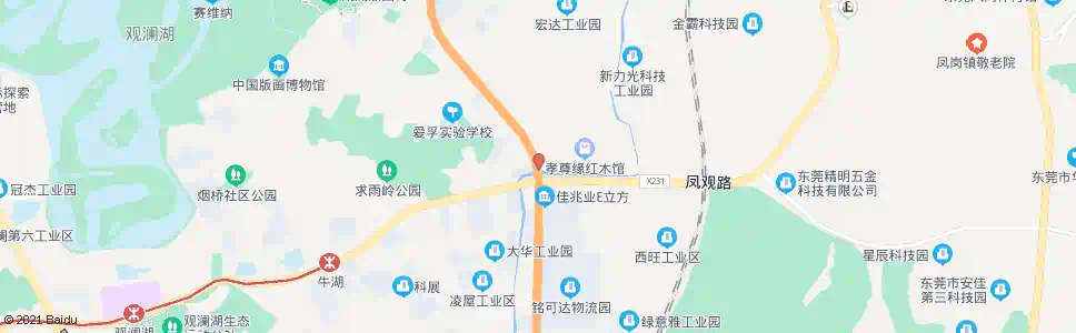 深圳牛湖收费站_公交站地图_深圳公交_妙搜公交查询2025
