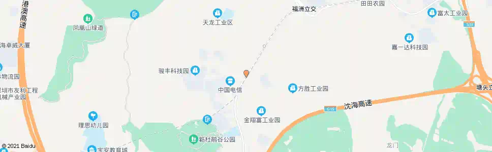 深圳簕竹角村_公交站地图_深圳公交_妙搜公交查询2025