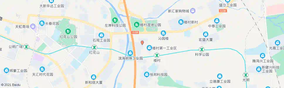 深圳楼村路口_公交站地图_深圳公交_妙搜公交查询2025