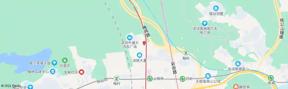 深圳梅坳三路_公交站地图_深圳公交_妙搜公交查询2025