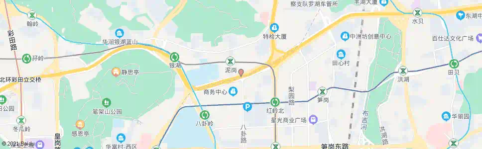 深圳泥岗村牌坊_公交站地图_深圳公交_妙搜公交查询2025