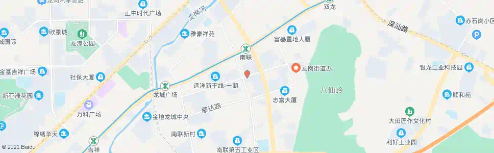 深圳吓岗市场_公交站地图_深圳公交_妙搜公交查询2025