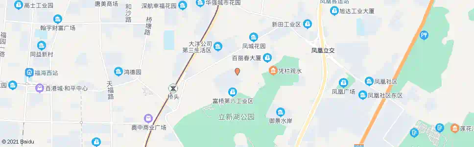 深圳丰树山石塘_公交站地图_深圳公交_妙搜公交查询2025
