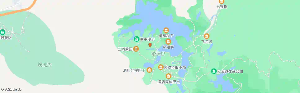 深圳茶溪谷入口_公交站地图_深圳公交_妙搜公交查询2025