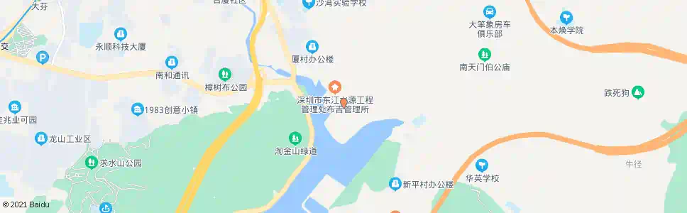 深圳大望工作口_公交站地图_深圳公交_妙搜公交查询2025