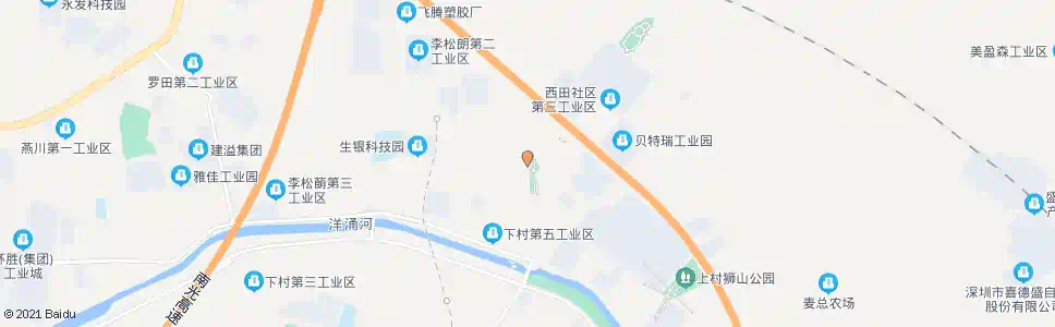 深圳西田公园正门_公交站地图_深圳公交_妙搜公交查询2025