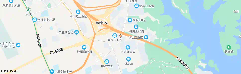 深圳鹤州桥底_公交站地图_深圳公交_妙搜公交查询2025